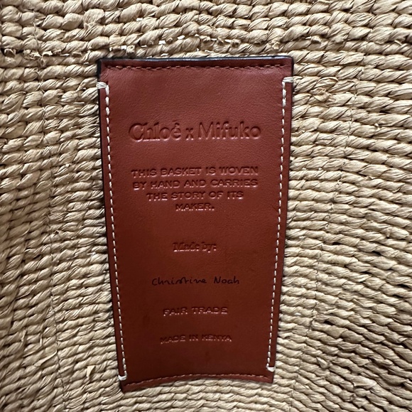 Chloe Large Woody Basket Bag in Natural Fibers - Picture 3 of 16